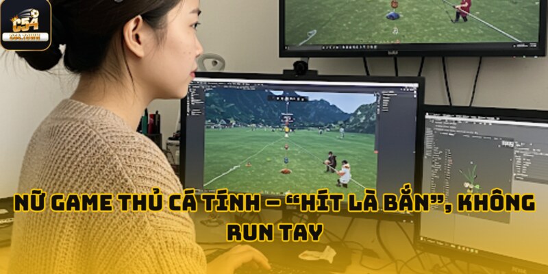 Vy Hít trúng boss vàng, bắn cá một phát thu về 270 triệu tại C54 2 Nữ game thủ đầy bản lĩnh – "hít sâu, bắn chính xác", không bao giờ dao động.